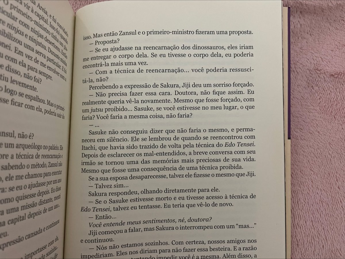Sasusata's tweet photo. Do que adianta o Twitter insistir que o Sasuke odeia a Sakura, se no material oficial ele chega pensar em usar o Edo Tensei caso ela morra antes dele, porque não consegue imaginar viver uma vida sem ela https://t.co/KGIMP8J7q2