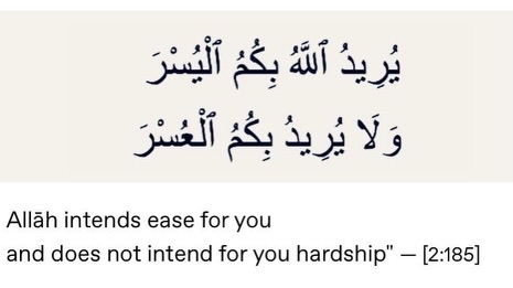 Al__Quraan's tweet photo. “Allah intends ease for you, and does not intend for you hardship.”

— Al Qur’aan [2:185] https://t.co/9dBHE1EEH2