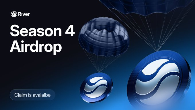 markartist18's tweet photo. S4 Airdrop is open  70% of eligible users claimed their River Pts, connect your wallet and X to get yours within the 60-day window https://t.co/6UiETQurZn