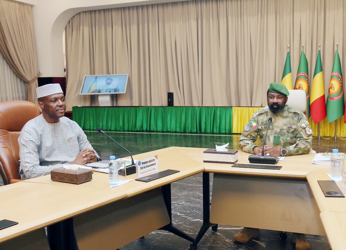 PresidenceMali's tweet photo. Le Palais de Koulouba a abrité, ce mardi, la 16ᵉ édition du Conseil supérieur de l’agriculture (CSA), sous la haute présidence de Son Excellence le Général d’Armée Assimi GOÏTA, Président de la Transition, Chef de l’État et Président du Conseil supérieur de l’Agriculture. https://t.co/KyAV35Nbau