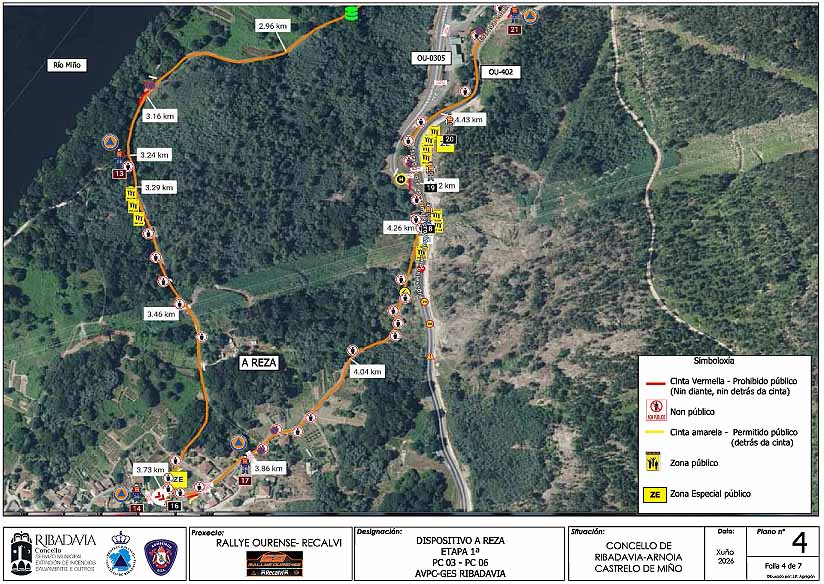 PCRibadavia's tweet photo. 🏁 Desfrutade do rallye con responsabilidade e seguridade.
#RallyeOurense #Ribadavia #RallyeOurenseRecalvi #ProtecciónCivil https://t.co/YdWrrAj51a