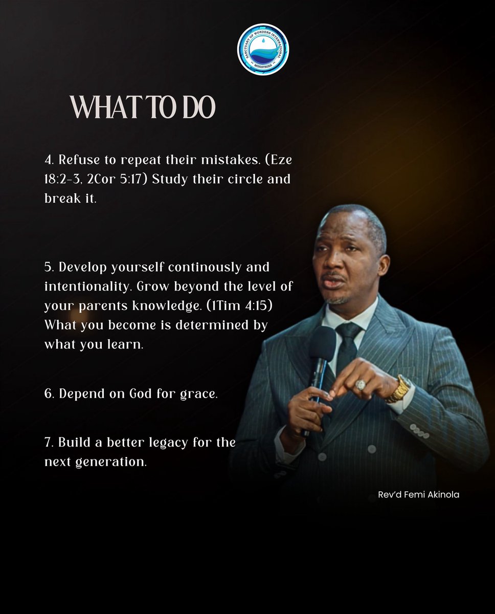SowimOfficial's tweet photo. Sermon notes from our Sunday Service.
Watch the full sermon on YouTube via: RevdFemiAkinolaTV
#SOWIM #RevdFemiAkinola #SermonNotes https://t.co/IOVOKNaKrc