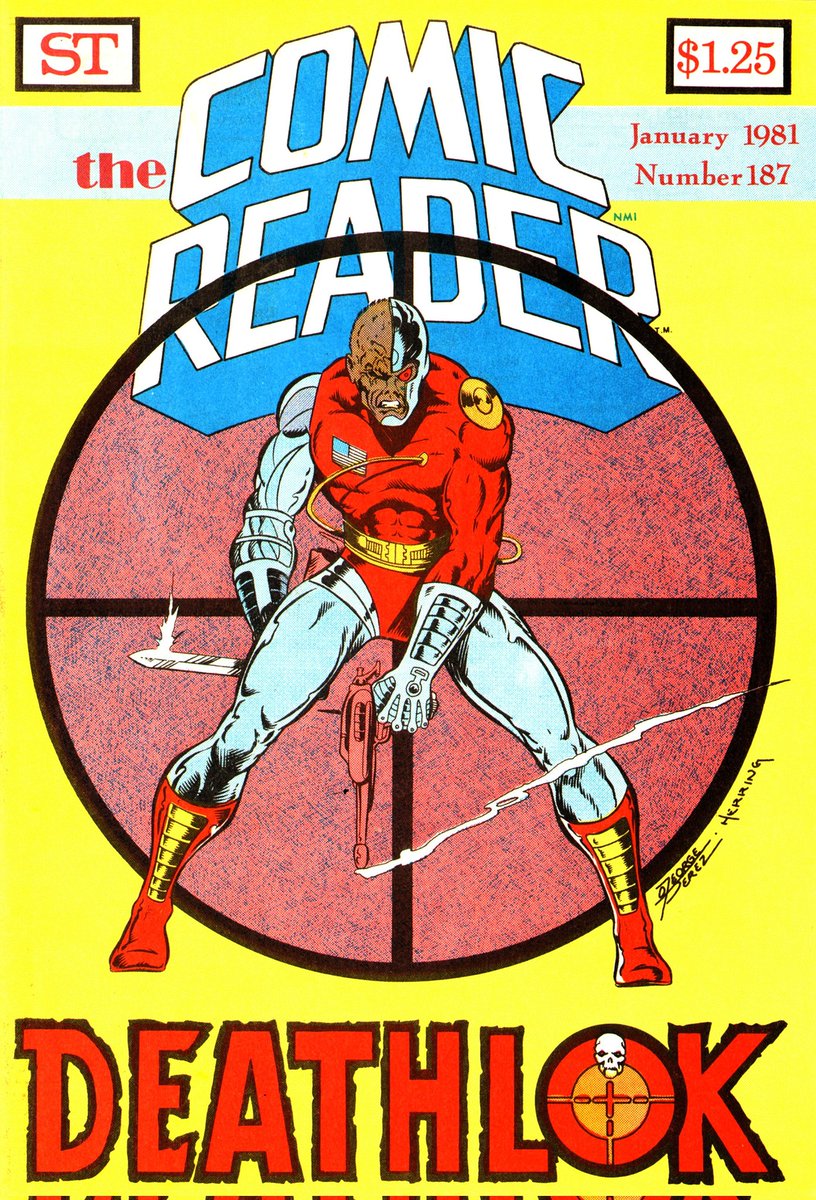OskarMRius's tweet photo. Hoy habría cumplido 72 años el gran George Pérez.Como pequeño homenaje dejo una galería de portadas que realizó para distintas revistas divulgativas como Amazing Heroes o The Comic Reader(con un dibujazo de Deathlock).Y un autorretrato maravilloso.
Leyenda. https://t.co/DsISZwwFKK