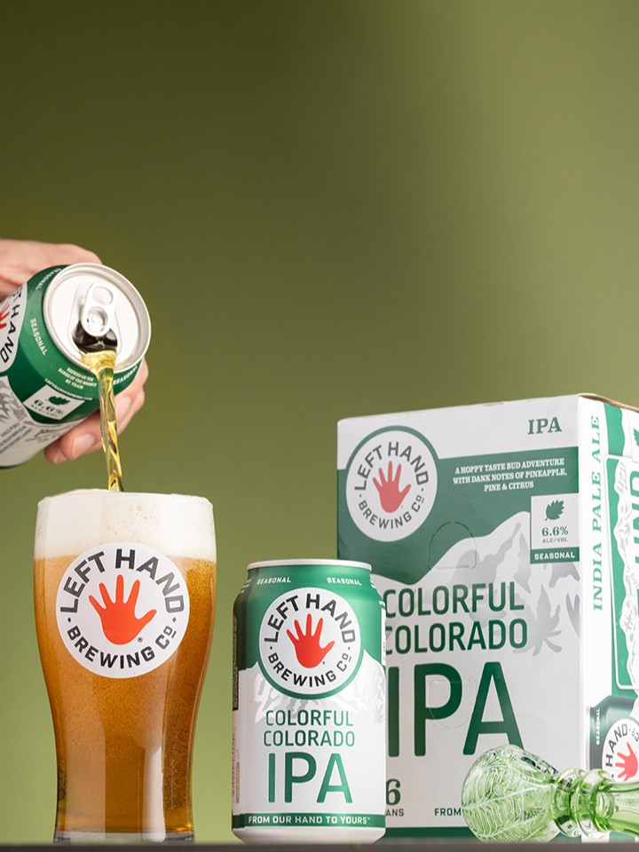 LeftHandBrewing's tweet photo. You asked, we listened. 🍻 

Colorful Colorado IPA became such a favorite that we made it available year round. 
Bold hops, bright citrus, and Rocky Mountain spirit in every pint. ⛰️🌲🍍

Beer Finder link in bio. https://t.co/CQswfY0NsU