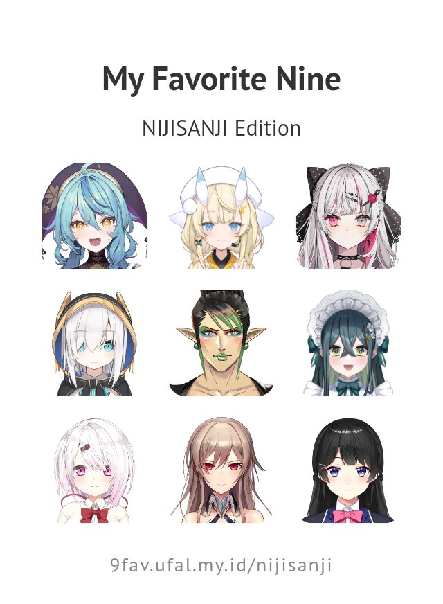kdgarireo's tweet photo. #MyFavoriteNineNIJISANJIEdition
可愛い女の子9人を選んでしまった https://t.co/x4hqJIURY0