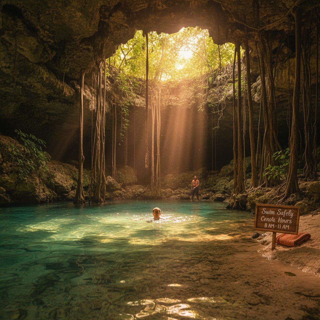 JHernandez718's tweet photo. Swim through Tulum’s hidden blue calm.

Cenote water feels different here. Cooler, clearer, and quietly unforgettable.

Come in the morning for the softest light and the calmest swim. Save this for your next Tulum escape. 🌿

Book direct through the link… https://t.co/LUrCT9elfg https://t.co/MldjZJSHWV