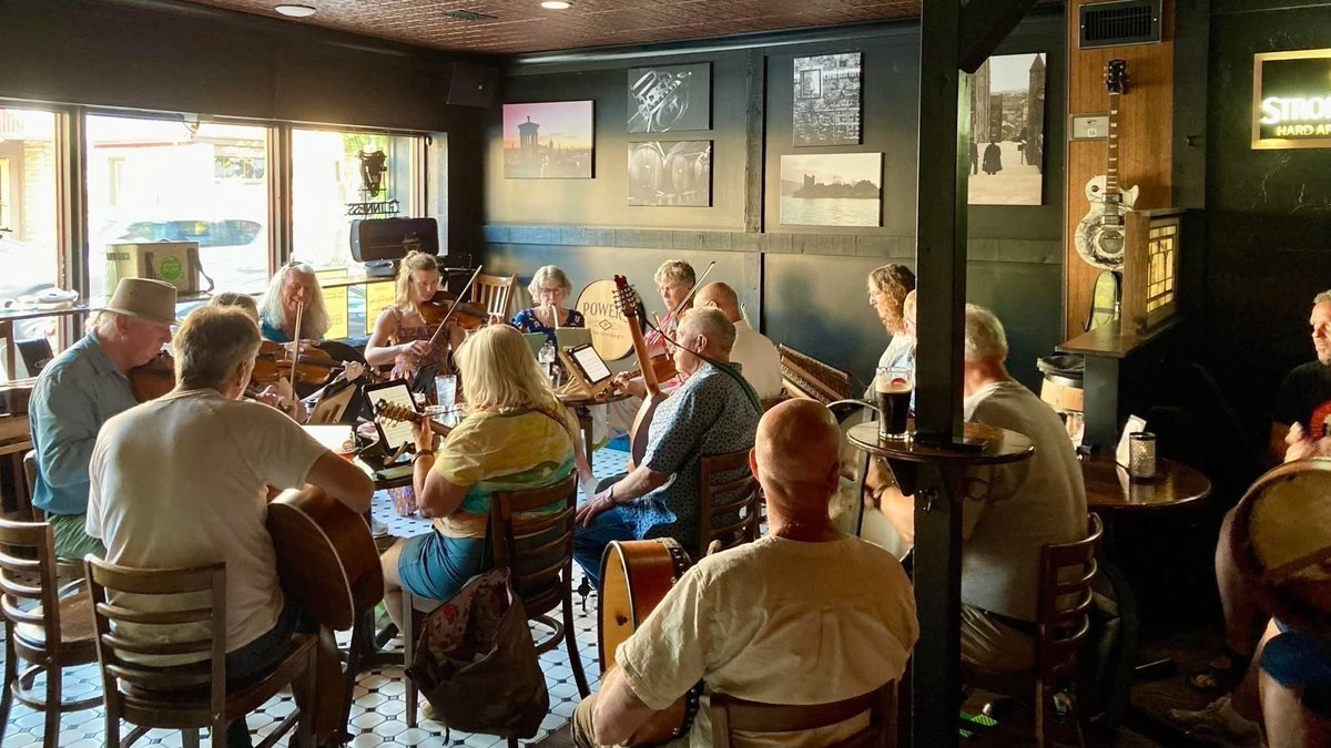 HouseofGuinness's tweet photo. Irish Session and Culture Club every Tuesday 6-9pm. All are invited to bring instruments and join in so come on by and keep these traditions thriving! $5 Guinness taps and bottles! Neat, rocks and doubles of Jameson and Tully $6! https://t.co/rKKEAG93VT