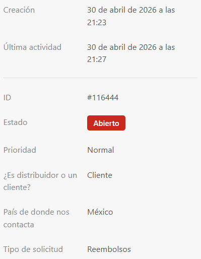 itsyirs's tweet photo. @SoportePaniniMx @SoportePaniniMx @PaniniMangaMx @AtencionProfeco @Profeco Busco seguimiento de mi caso #116444 del pedido #5001853004, que no me hicieron valido un descuento y me cobraron él envió, y llevo más de 1 mes tratando de contactarlos y hasta en los dm me dejan en visto https://t.co/vvU8lMV9bs