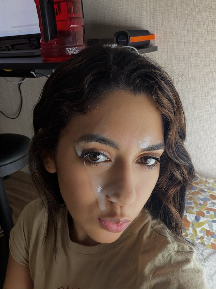 ArtemisCarmona's tweet photo. My face was made for Cumfacials  like this 😛 https://t.co/zC20tFZZBj