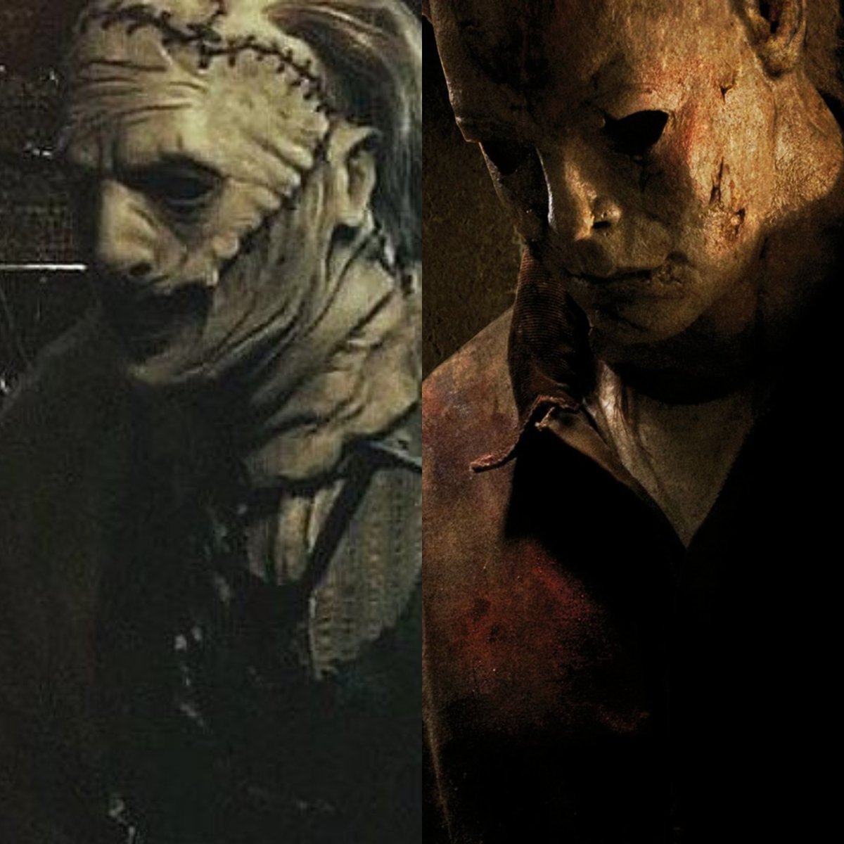 BeAfraid_Horror's tweet photo. Who do you like more: 2003 Leatherface or Rob Zombie's Michael Myers? https://t.co/YVHDZiEaWC