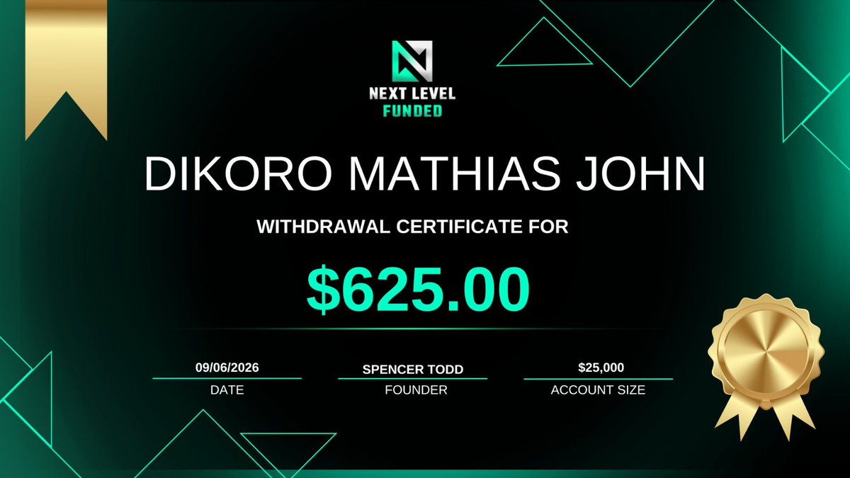 NextLvlFunded's tweet photo. Payout day is the best day. 🔥

Congratulations to all traders receiving withdrawals today.

Start your Journey here https://t.co/K49YVNdBuf https://t.co/dsnaavqvCO