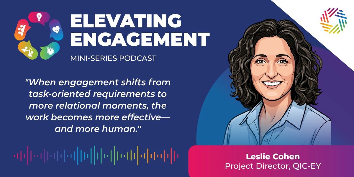 UNLCCFL's tweet photo. Check out the first episode of the QIC-EY Elevating Engagement Miniseries podcast! Project Director Leslie Cohen and Communications Consultant April Dinwoodie explore the “Why” behind the #QICEY and the belief that authentic engagement is foundational. https://t.co/tT5DEMsjR1 https://t.co/qalWkz7W0l
