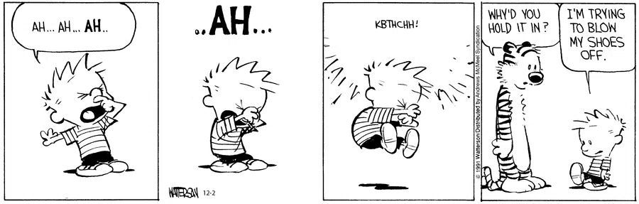 Calvinn_Hobbes's tweet photo. The goals he sets for himself. 🤣
#CalvinandHobbes #KidEnergy https://t.co/yJtVXhfn02