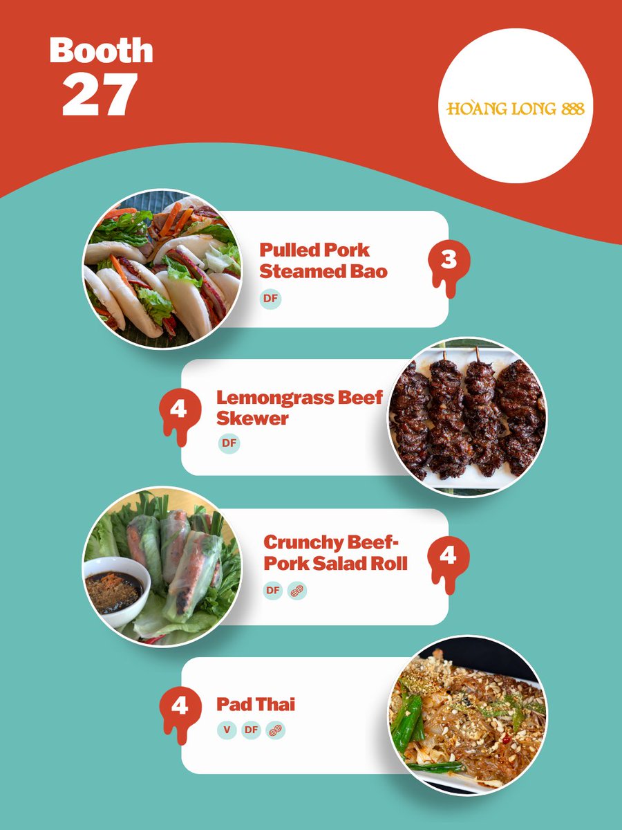 TasteOfEdm's tweet photo. ✨ Booths 25-28 ✨

There’s more to TASTE when you come hungry 👀
Take a look at what these local restaurant partners will be serving:

Presale tickets + full menu at https://t.co/L3H0DZLmkV 

#tasteofedm #tasteofedmonton2026 https://t.co/othkmQmD7r