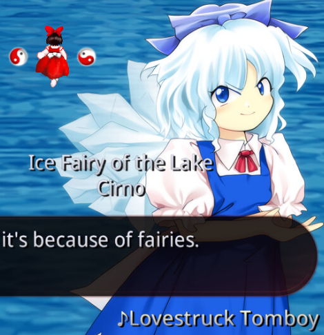 AliceKoneba's tweet photo. oh my god cirno is sooo cute the sprites and art and everything is soo cute this is peakk https://t.co/6aTjNMRmKw