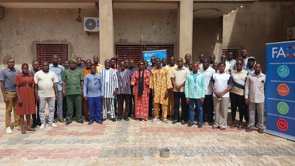 FAOBurkinaFaso's tweet photo. #SURAGGWA | Après Yaadga, cap sur les Koulsé ! Du 9 au 11 juin 2026,
@FAOBurkinaFaso renforce la mobilisation à travers un atelier d’identification des sites d’intervention.
🎯 Objectif : garantir une sélection concertée et durable des zones à restaurer.
👥 Une forte mobilisation des acteurs locaux pour bâtir la résilience climatique dans la région des Koulsé avec la participation de la Coordination Nationale de la Grande Muraille Verte #CN_GMV et de l’Autorité Nationale Désignée Fond Vert Climat #AND_FVC 🌿
📷SURAGGWA (Scaling-Up Resilience in Africa’s Great Green Wall) est un programme régional financé par le Fonds vert pour le climat (FVC) et mis en œuvre par la FAO, visant à renforcer la résilience des systèmes agricoles dans 8 pays, dont le Burkina Faso.
#SURAGGWA #Climat #Résilience #FAO #FVC