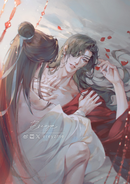 ereyzme's tweet photo. Special birthday service 😚

#花城0610生日快乐 🎂
#TGCF #天官赐福 #천관사복 https://t.co/PAmsBexXV2