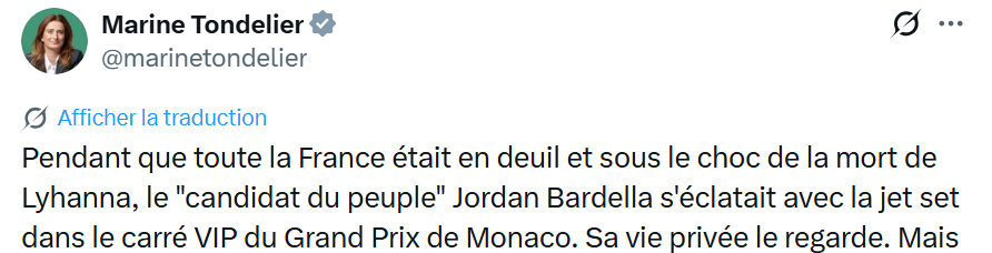 AgattheTheBlues's tweet photo. Marine Tondelier dénonce  le non respect du deuil à l'extrème droite, dimanche...il est vrai que ce même dimanche, à l'extrème gauche, on a pu constater que le deuil était respecté ! Mais il ne faut pas fâcher ses amis, n'est ce pas, la route est encore longue juqu'en 2027... https://t.co/9UaOXqp9ZJ