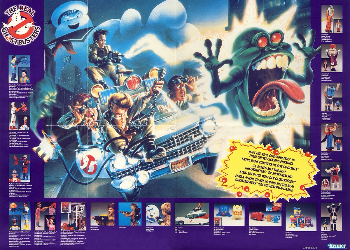 RealGBArchives's tweet photo. Promotional leaflet for Kenner The Real Ghostbusters toy range. 👻 https://t.co/1f4v0sM1do