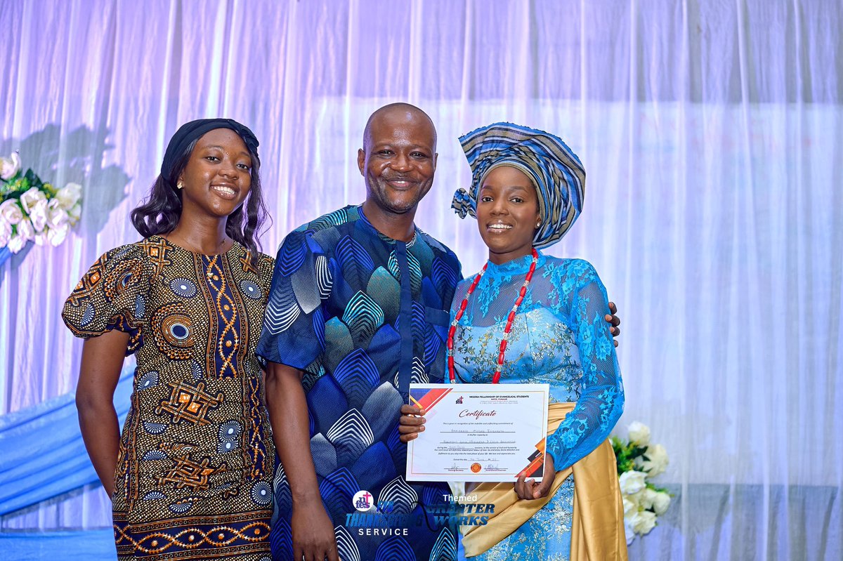 _Nifesfunaab's tweet photo. With hearts full of gratitude,
we celebrated and sent forth our beloved final year brethren.
As we presented them with their certificates during our Thanksgiving service. May the Lord go with you and prosper you in every new season! πβ¨
#FYB
#ThanksgivingService
#nifesfunnab https://t.co/YIjDB292A1
