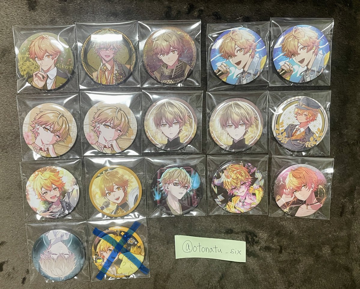 otonatu_six's tweet photo. 【更新】シクフォニ 缶バッジ トレカ チェキ グッズ 交換 

～コンプ目的＆好きな柄回収中〜

譲 ▶︎ 1～4枚目
求 ▶︎ 5枚目 以降 (🍵様home優先)

郵送のみの対応です。
基本は同種交換を希望していますが、内容次第では比率交換も可能です！🙆‍♀️
お気軽にお声掛けください🙇‍♀️

 #シクフォニグッズ交換 https://t.co/MbbPPRTaYy