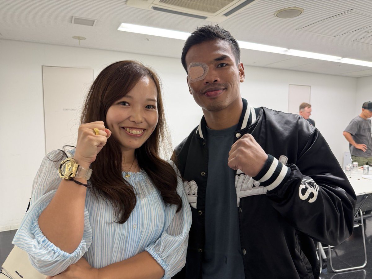 wingskickboxing's tweet photo. 唯一まともなフィットネスさん
ペッチに会えて大満足なワールドシリーズでした😍
#ウイングスフィットネス　#ペットパノムルンキャットムーカオ　#RISE_WS2026 https://t.co/HEVGieNHcv