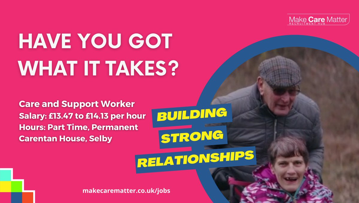 MakeCareMatter's tweet photo. Looking for a role where you truly make a difference every day? 💙
Apply now! https://t.co/7CtdzLWYUA
#CareJobs #SupportWorker #SelbyJobs #NorthYorkshireJobs #CareersInCare #SocialCare #HealthcareJobs #HAS #TeamNorthYorkshire #NorthYorkshireCouncil https://t.co/xfRZvDpfj6