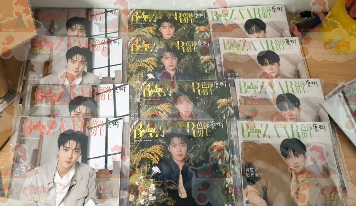 cb614shop's tweet photo. ✧ 🇨🇳 CN ADDRESS ARRIVAL | #cb614arrivals ✧

#SEHUN X HARPER'S BAZAAR MEN BIRTHDAY ISSUE (CHINA)
4 - Set D https://t.co/cuvJS41Zrg