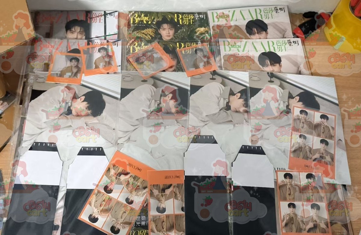 cb614shop's tweet photo. ✧ 🇨🇳 CN ADDRESS ARRIVAL | #cb614arrivals ✧

#SEHUN X HARPER'S BAZAAR MEN BIRTHDAY ISSUE (CHINA)
4 - Set D https://t.co/cuvJS41Zrg