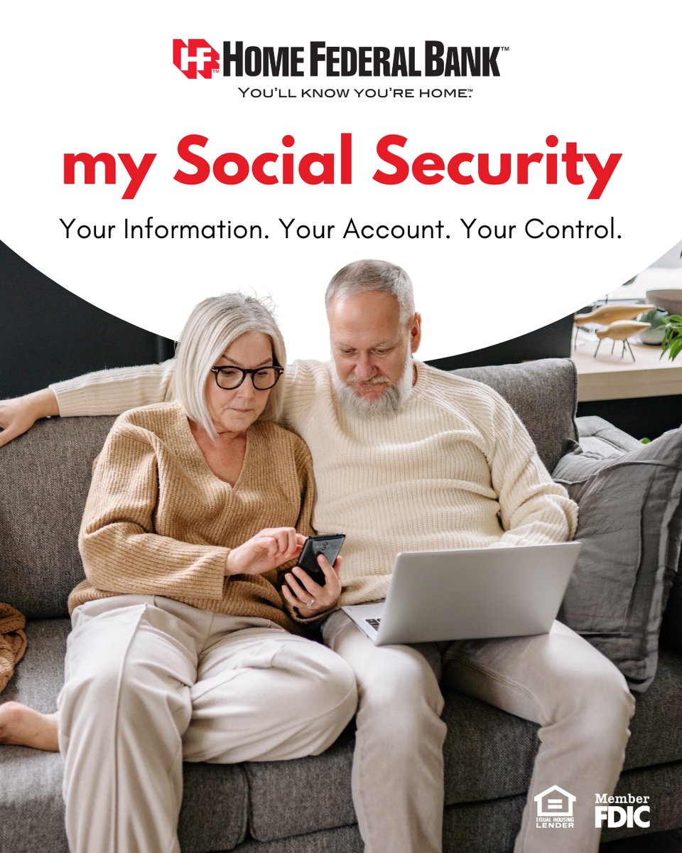 HomeFederalTN's tweet photo. Still receiving paper checks for your Social Security benefits? Mail theft and delays can put your payments at risk.

A ‘my Social Security’ account allows you to securely set up or update direct deposit online: https://t.co/99wdqoiEn7 https://t.co/Juom7NvRzm