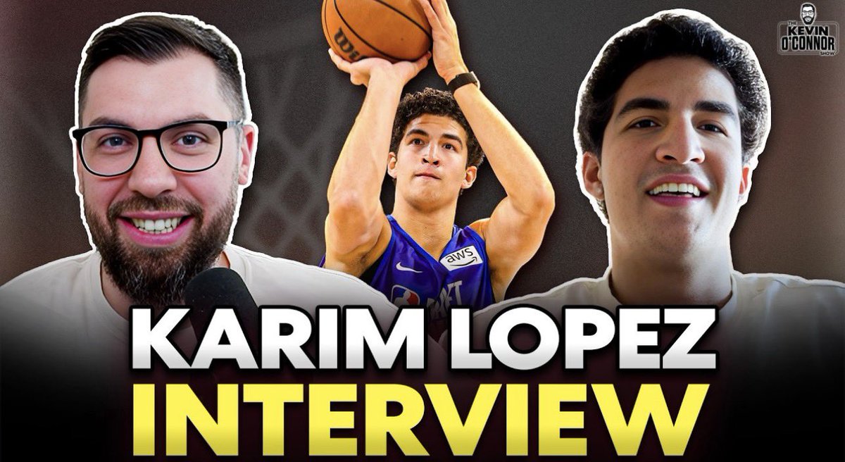 KevinOConnor's tweet photo. Karim Lopez and Nate Ament are working out for the Nets today, Lopez said on my podcast. Two potential lottery picks are going head-to-head for Brooklyn, who have the 6th pick.

Full interview: https://t.co/36HtT3o2ct https://t.co/jRSvLeOdF8