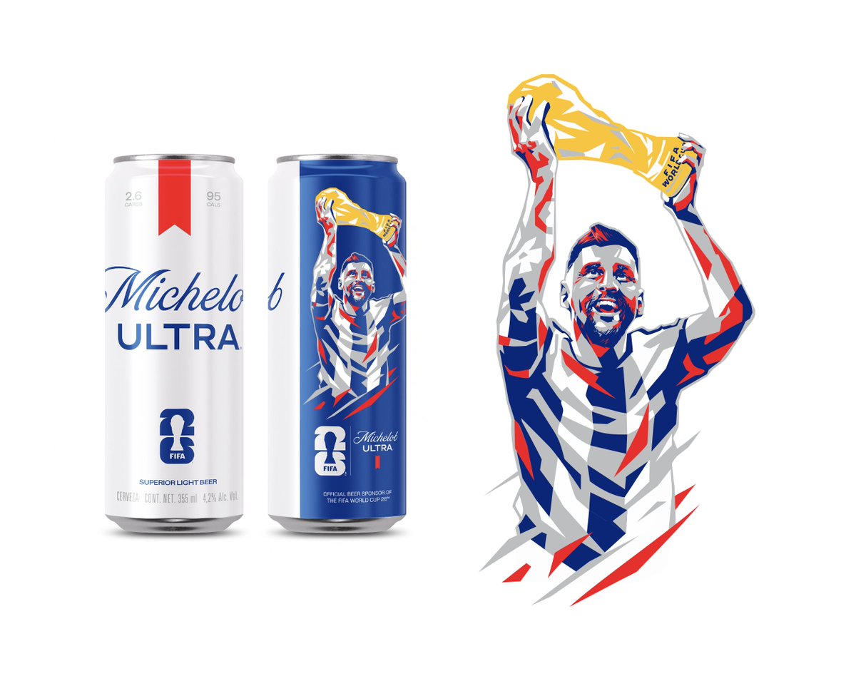 DlaniD's tweet photo. New prj on Be!

Shortly: This winter I worked with jKR on an illustration for Michelob and FIFA featuring Lionel Messi with the World Cup trophy.

Full project: https://t.co/EJFXLZruBn https://t.co/yK8VttJMDm