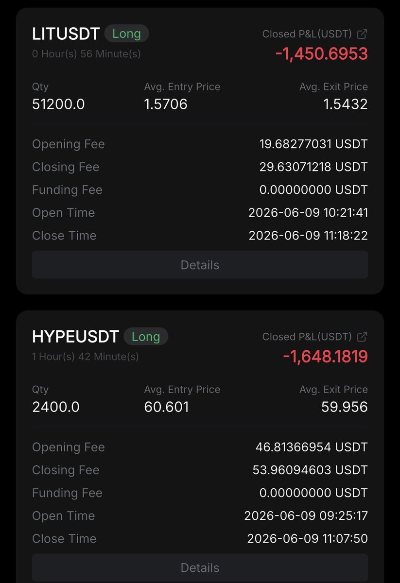 HighLevelAlch's tweet photo. 50k -> 500k Challenge

Panic on the MYTHOS release today. Unfortunate timing for my longs. Annoyed but could have been worse.

$HYPE 
$LIT https://t.co/nsT2g8Vd6J