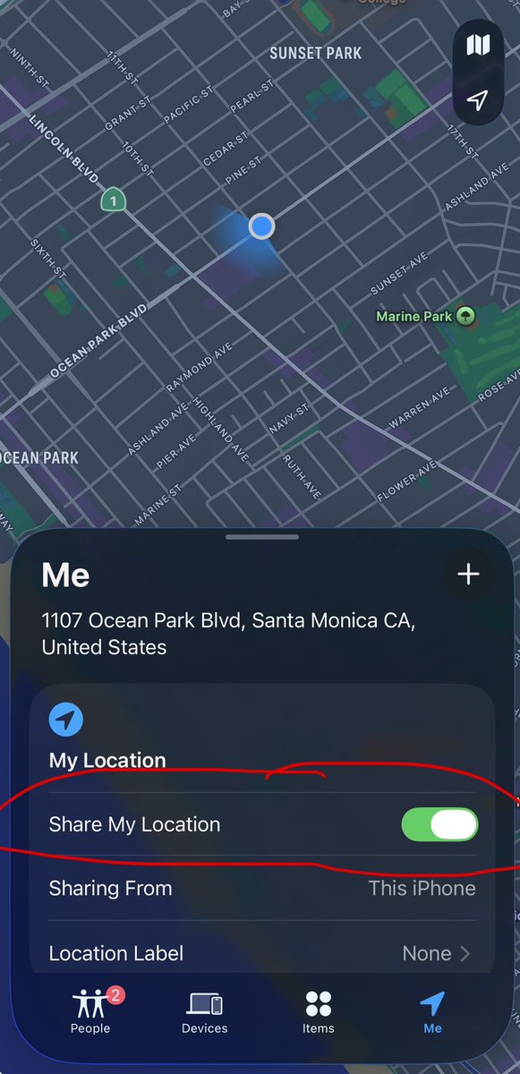 FrizzyyyFriz's tweet photo. You know you can just go -> Find my iPhone App -> Me -> Share Location “DISABLE” & it won’t notify anybody. lol Just Saying 🤷🏽♂️
#iPhoneHack https://t.co/2unRUw4emd