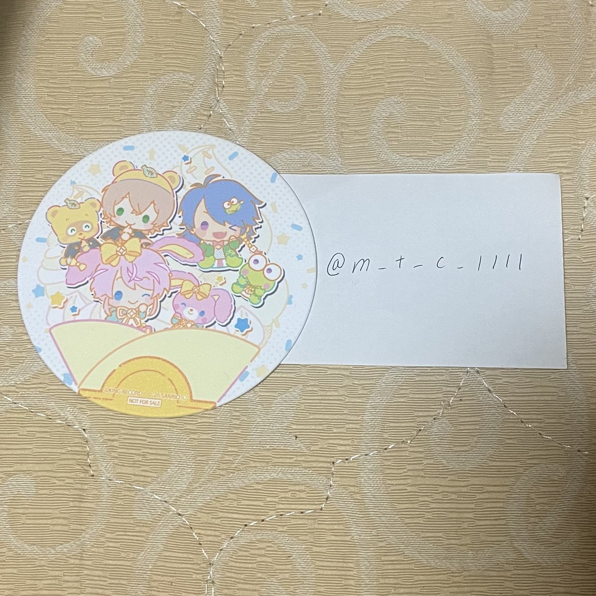 m_t_c_1111's tweet photo. 【交換】ヒプノシスマイク ヒプマイ ディッパーダン クレープ コースター

譲→シブヤ

求→オオサカ

郵送での交換希望で探しております。
FF外からもお声がけお待ちしております。 https://t.co/8nj3e6Ijjb