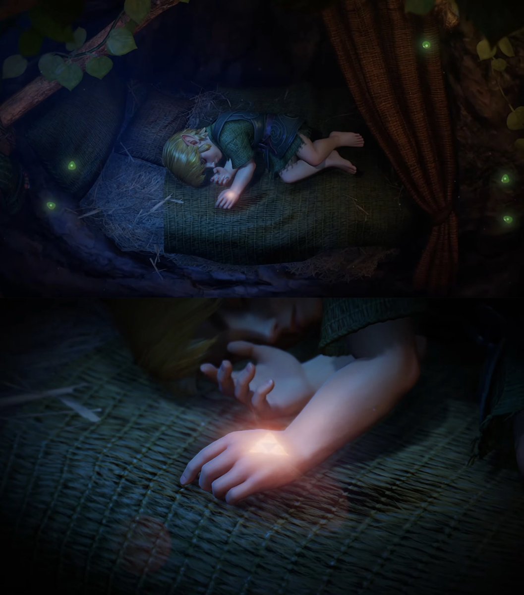 SlLENTPRINCESS's tweet photo. i'll wait to see more game footage before i make an opinion, but...

as someone who's always ADORED zelda's cartoonish art style, i don't really like the realistic feel of the ocarina of time remake so far 😭💔 https://t.co/tHlVkDhzB6