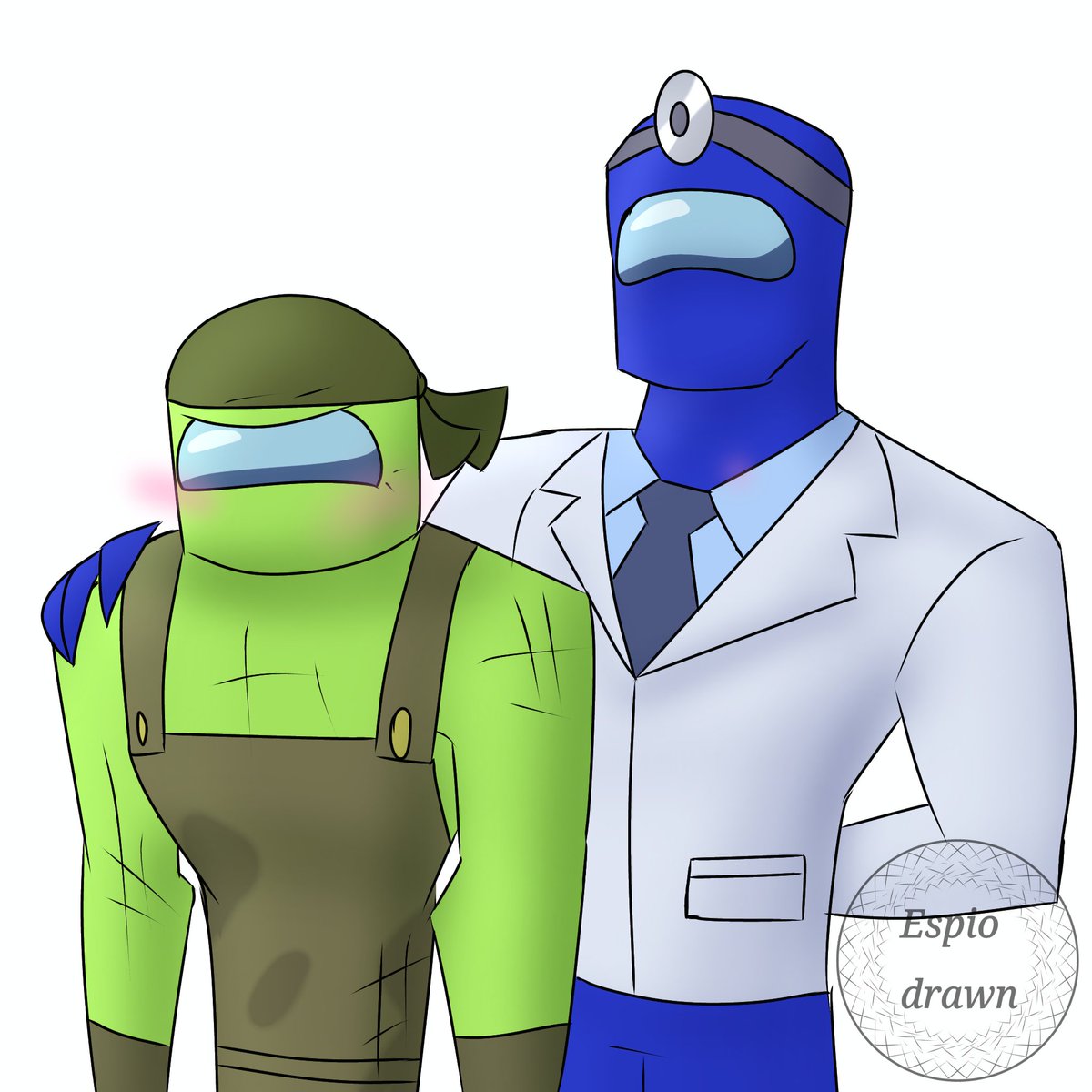 espiodrawn17's tweet photo. #amongusshow #amongus #bluexlima https://t.co/9SlhLZPP2H