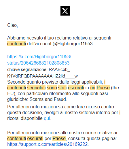 relationsatwork's tweet photo. In attesa feedback da segnalatori attendibili ITA ex art.22 DSA & 283/24/CONS @AGCOMunica - competenti per area, sto procedendo di ticket EU DSA su base giuridica Truffe e Frodi \ Schemi Piramidali.

~95% ticket giornalieri chiusi entro 24h con stop ads UE. Ricorsi ancora WIP.
