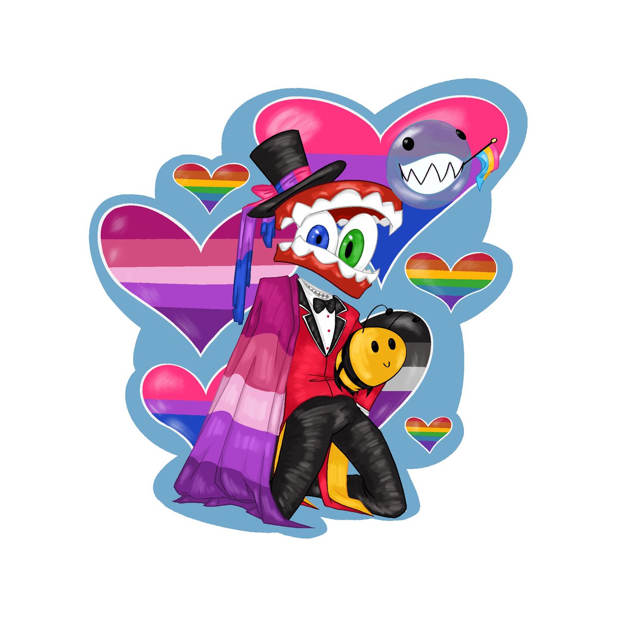 BirdieKnight13's tweet photo. #tadc #cainetadc #digitalart #asexualrepresentation
Maybe make him a sticker?? https://t.co/JZSu3tohCS