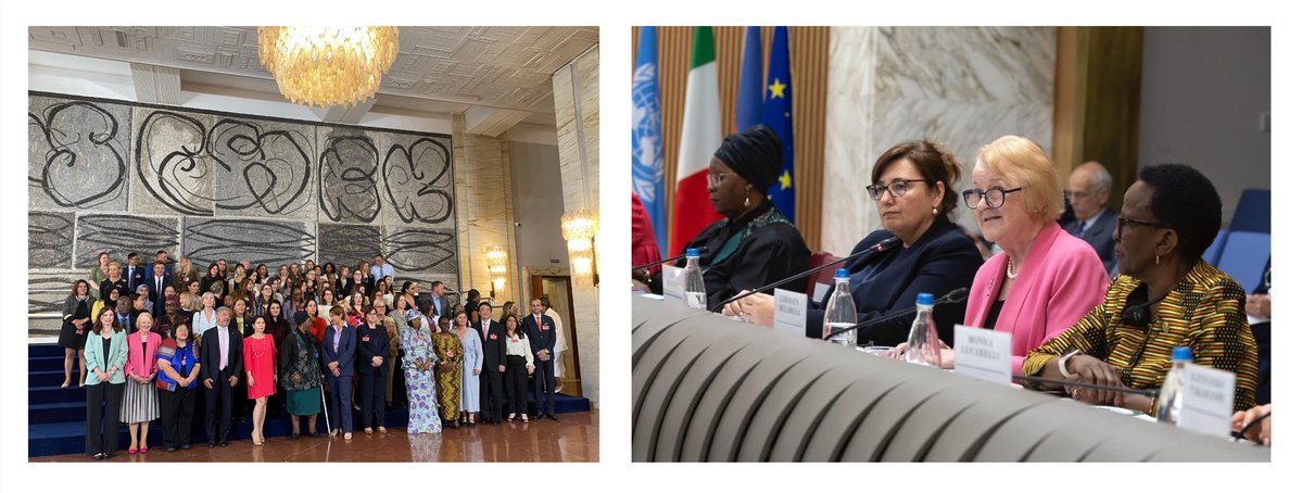 JanMBeagle's tweet photo. Energizing to join so many fellow champions of women, peace and security today at the Meeting of the Focal Points Network. As DG of @IDLO, and a member of @INTGenderChamps and @GWLvoices, I made the case for investing in the rule of law to deliver on SC Resolution 1325. Congratulations to co-chairs @ItalyMFA and @PHinItaly, and to @UN_Women, for a great discussion.