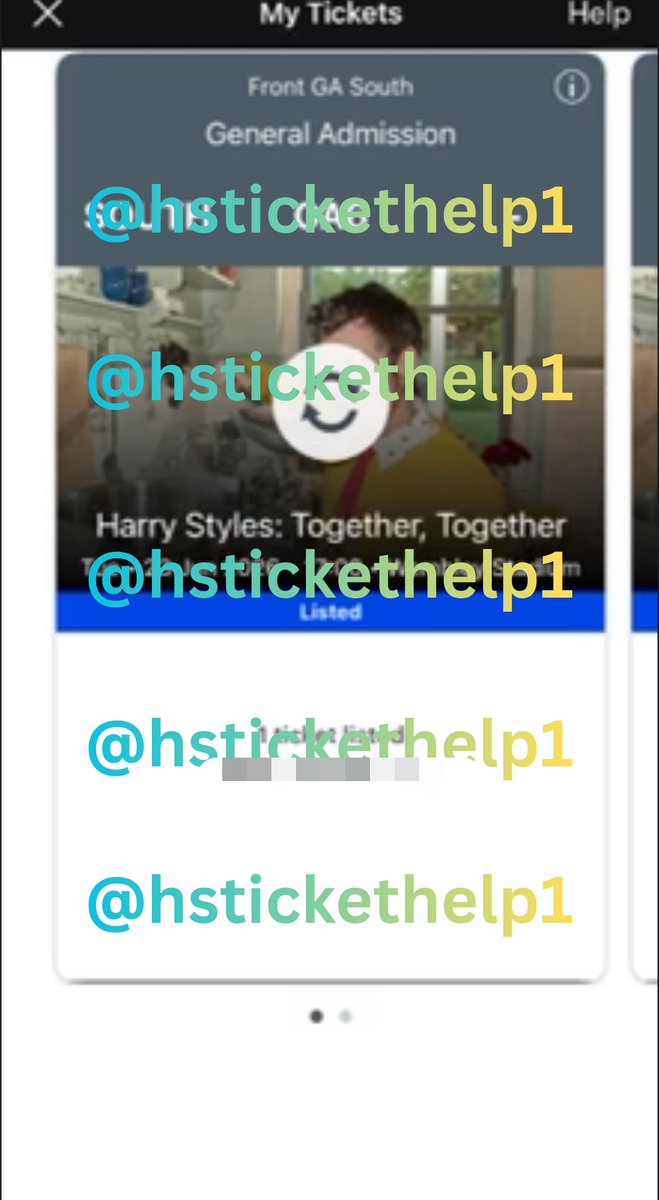 hstickethelp1's tweet photo. Harry Styles’ Together, Together Tour- London🇬🇧
- June 23rd
- 2 tickets
- FRONT GA SOUTH
- £200 each, £400 total (price verified)
- PayPal G&amp;S

DM @elzyork_ if interested!!! https://t.co/XSInfq74B7