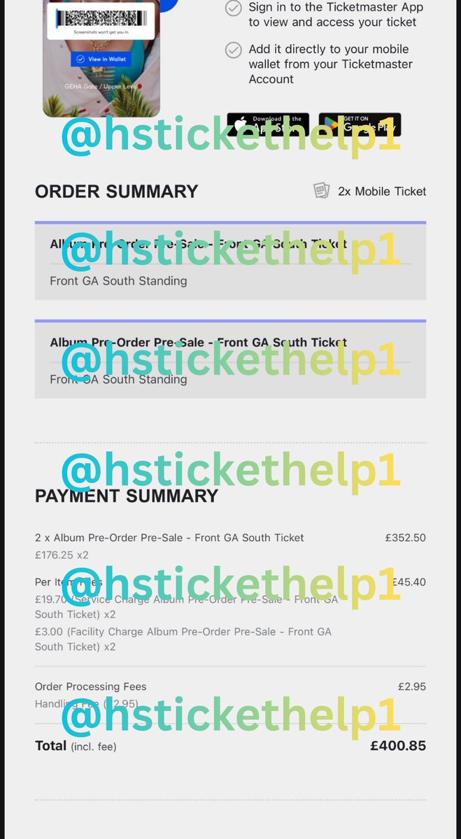 hstickethelp1's tweet photo. Harry Styles’ Together, Together Tour- London🇬🇧
- June 23rd
- 2 tickets
- FRONT GA SOUTH
- £200 each, £400 total (price verified)
- PayPal G&amp;S

DM @elzyork_ if interested!!! https://t.co/XSInfq74B7