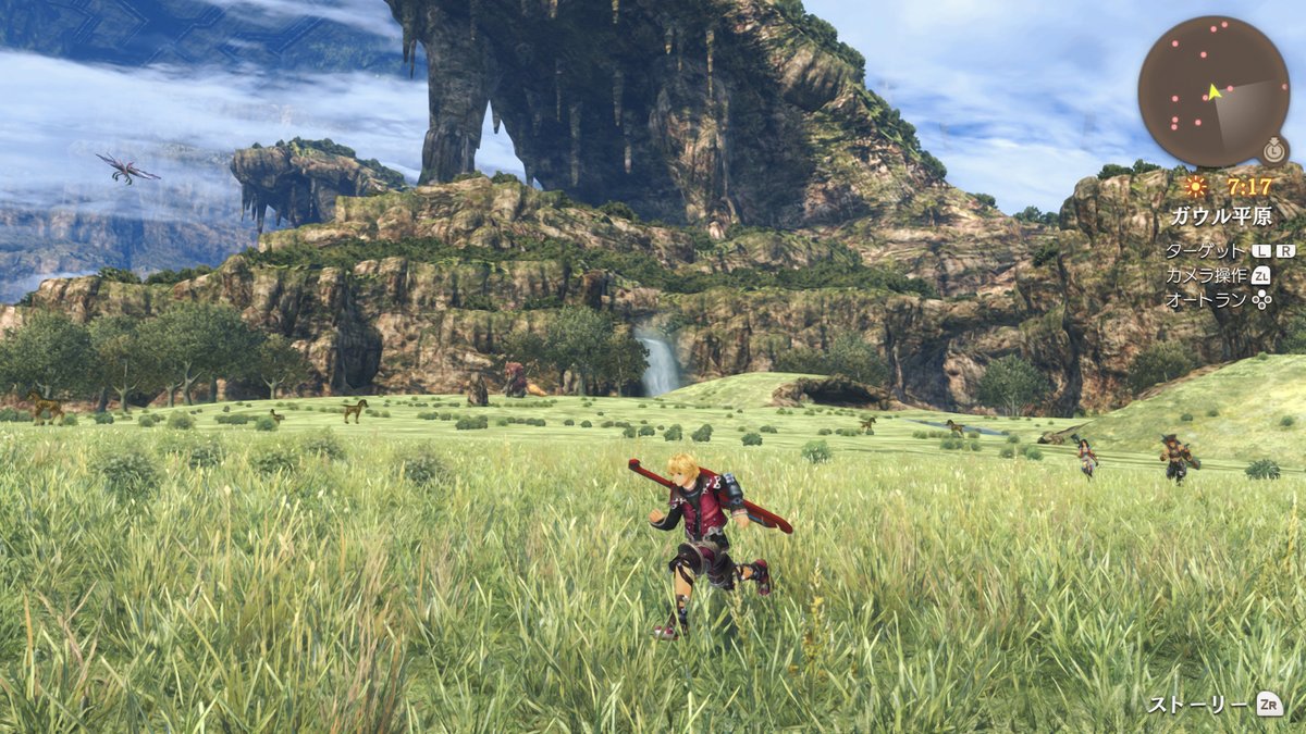 NintendoActu's tweet photo. Voici un aperçu du véhicule et des nouveaux costumes à obtenir en faisant la course sur Xenoblade Chronicles: Definitive Edition – Nintendo Switch 2 Edition ! https://t.co/SXMRvvkzSk
