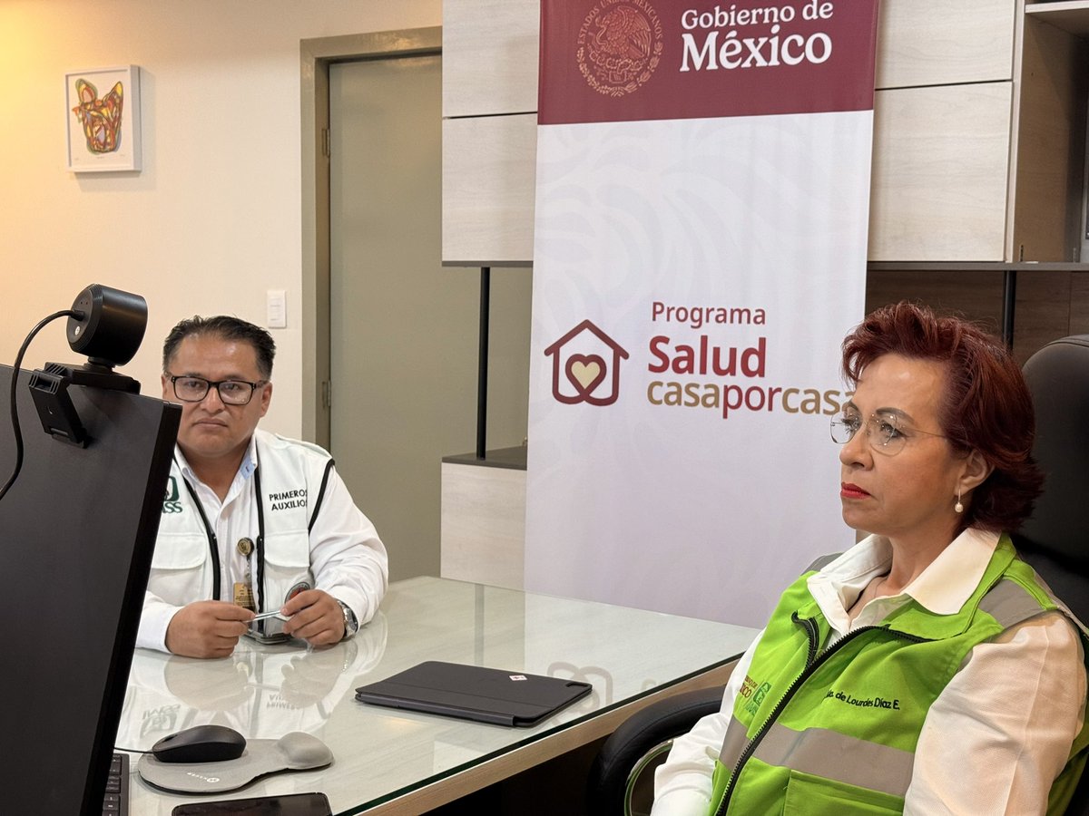 IMSSGro's tweet photo. 🏠🩺 En seguimiento al programa federal #SaludCasaPorCasa, autoridades de salud sostuvieron una reunión virtual para fortalecer la coordinación interinstitucional y dar continuidad al seguimiento médico de las necesidades de salud detectadas durante las visitas domiciliarias. https://t.co/3fLTKA2A6O