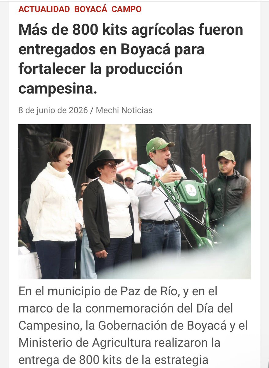ByViral24's tweet photo. 🇨🇴🔴DENUNCIAN al gobernador de Boyacá @CarlosAmayaR y al ministerio de agricultura de entregar kits a campesinos a cambio de votos para Cepeda. También denuncian constreñimiento a contratistas 

🇺🇸@DeputySecState incluir en la lista https://t.co/HgO8yWYWJ3