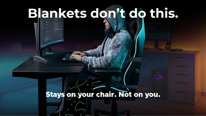 stufflistings's tweet photo. Now there's a glow in the dark blanket for gamers 👀

The Level up Wrap... https://t.co/7Gz9vOfC6N