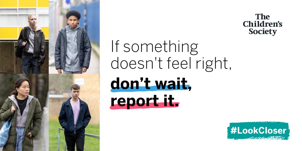 CTMSB1's tweet photo. We’re sharing The Children’s Society’s #LookCloser Programme of Learning events

The campaign raises awareness of child exploitation, challenges stereotypes, and helps people spot and report concerns.

✅ Free sessions available
🔗 Book here: https://t.co/vCFOrRqgIh https://t.co/KfpmNFat3e
