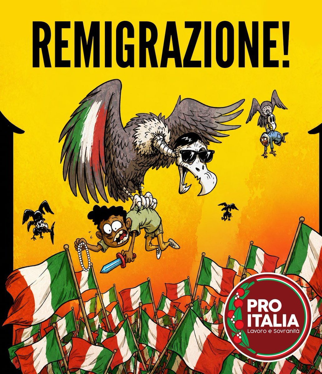 ProItalia_org's tweet photo. Meglio un giorno da avvoltoi che cent'anni da @zerocalcare. https://t.co/g4H1KWtl1o
