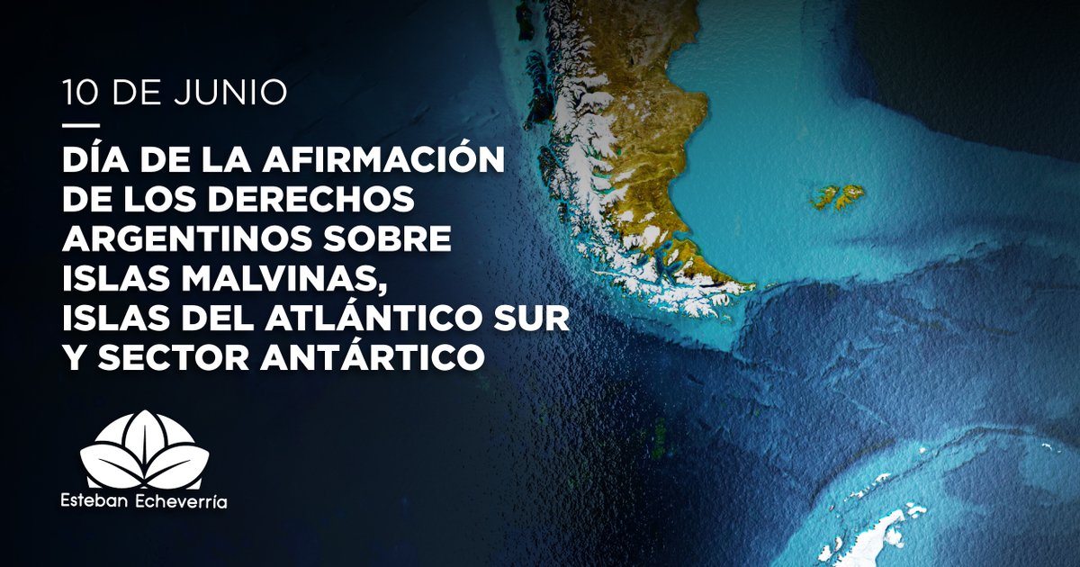 MunicipioEE's tweet photo. Hoy honramos nuestra historia y ratificamos el compromiso con la integridad territorial de nuestra nación. Las Malvinas, Georgias del Sur, Sandwich del Sur y los espacios marítimos e insulares correspondientes son argentinos. 🇦🇷 https://t.co/zeAMh4NSIu