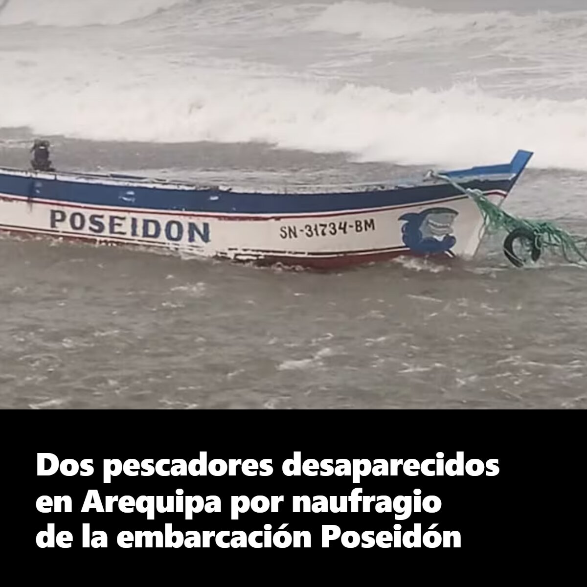 diariocorreo's tweet photo. Dos de los tripulantes sobrevivieron al naufragio en Camaná y piden la ayuda para la búsqueda de los cuerpos https://t.co/Swb4nUXqW4